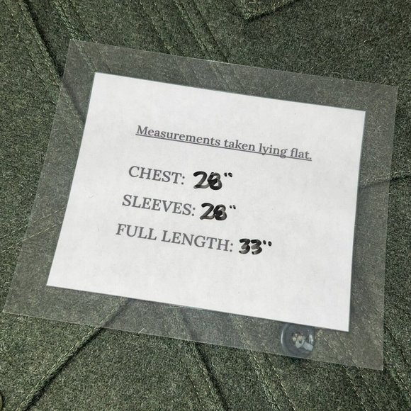 Vintage C.C. Filson Mackinaw Cruiser Jacket Mens Size 50 100% Wool Green - Picture 3 of 8